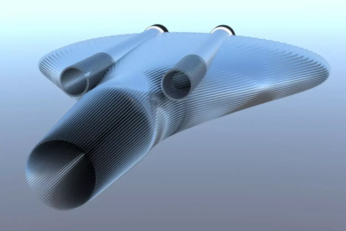 Spaceship Airplane Concept 3D 3D model