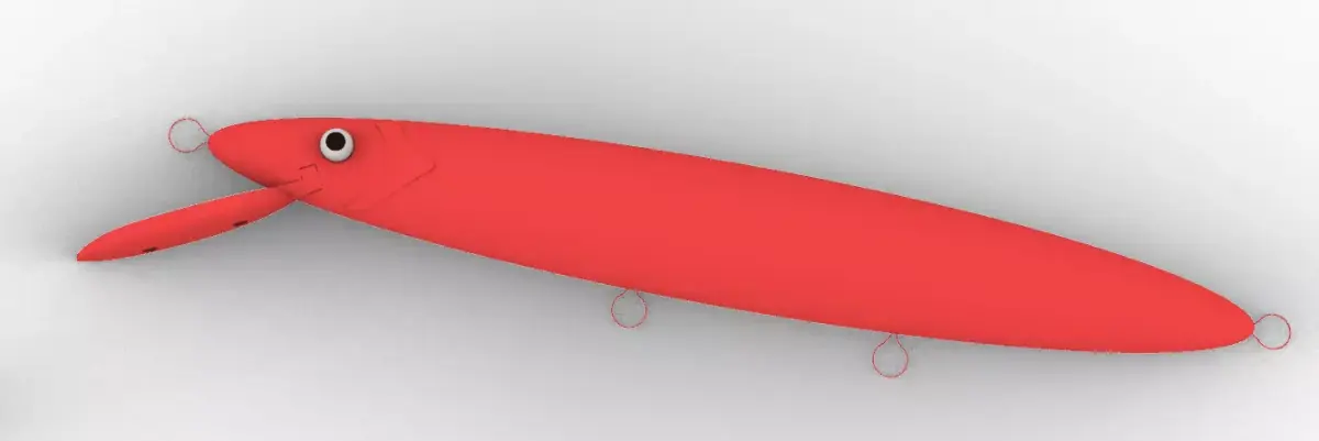 enjection  lure mold 3D model
