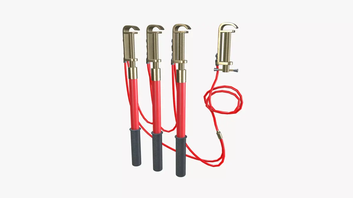High Voltage Detector Low-poly 3D model