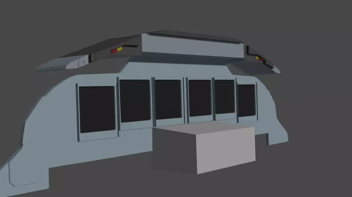 717 cockpit Free low-poly 3D model