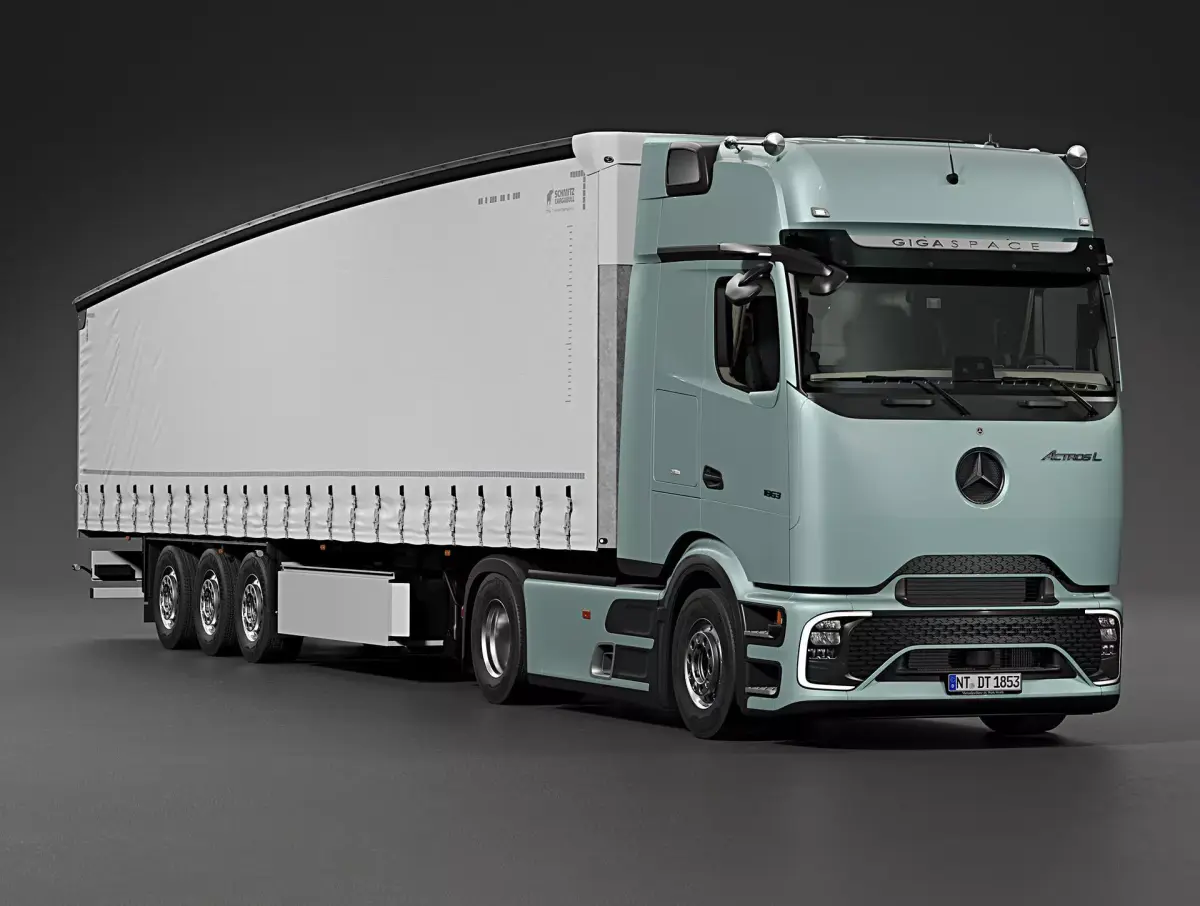 2025 Mercedes-Benz Actros L GigaSpace 3D model