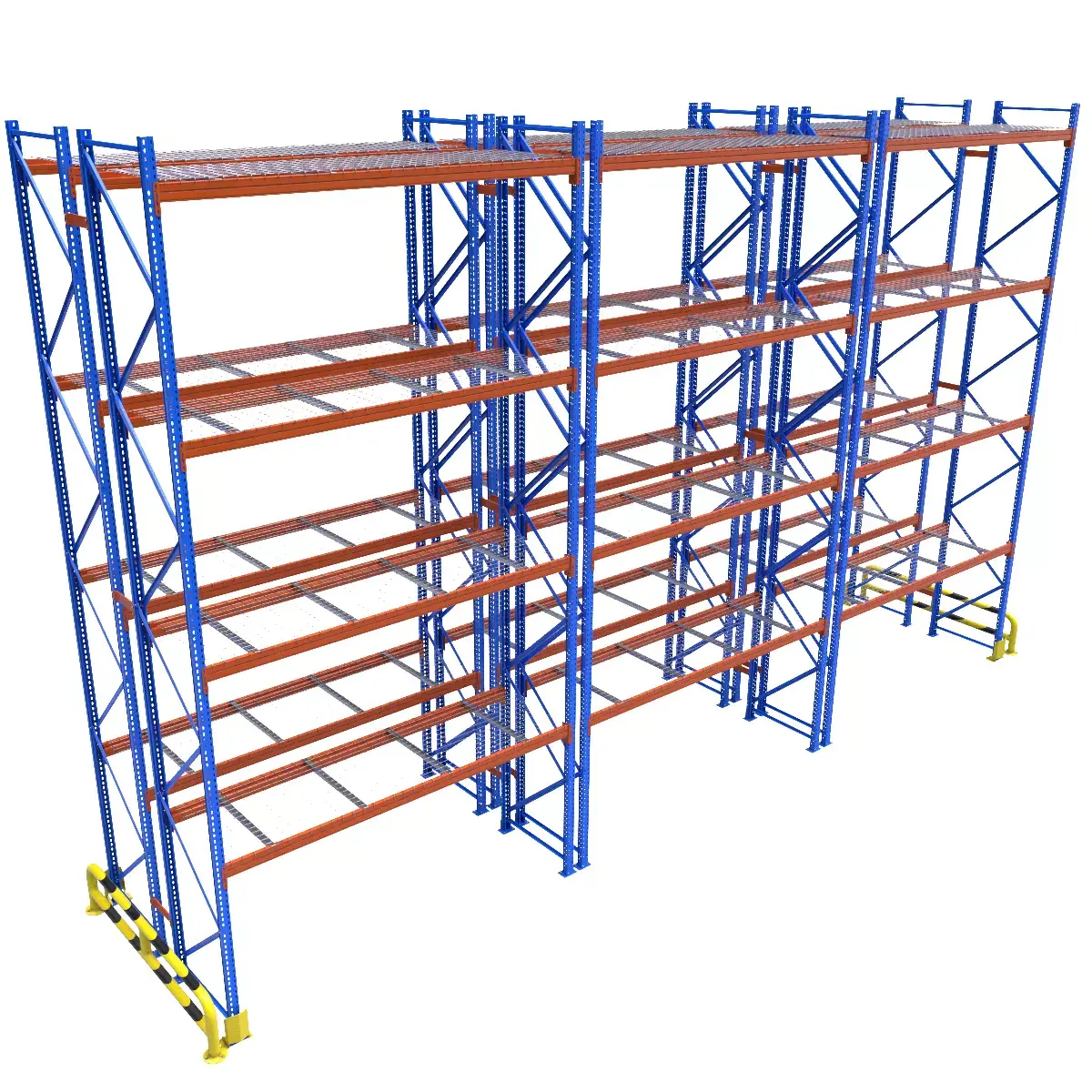 Warehouse Shelf for Pallet Storage 3D model