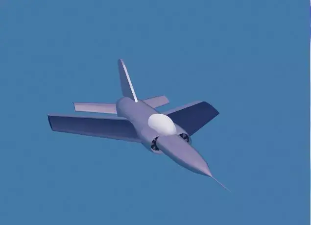 Military airplane jet plane model  Free 3D model