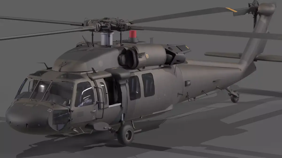 Sikorsky UH-60 Black Hawk 3D model