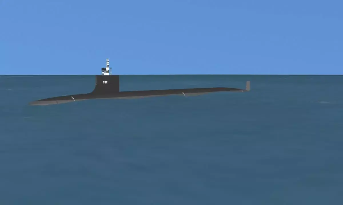 Virginia Class SSN 782 USS Mississippi 3D model