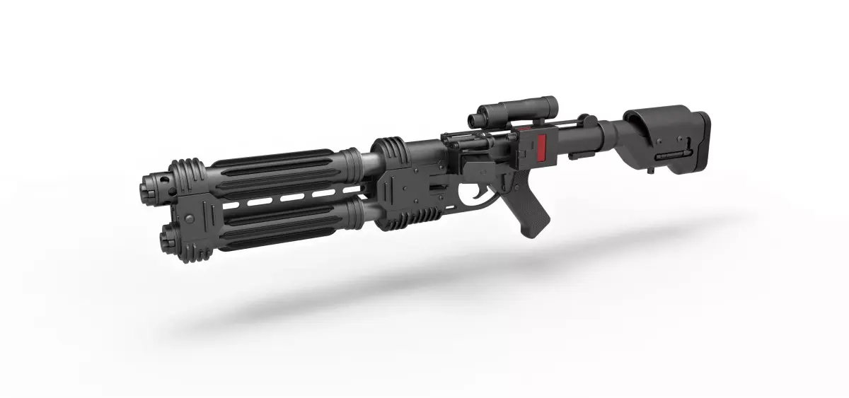 Shore trooper Blaster E-22 from Star Wars Rogue One 3D model