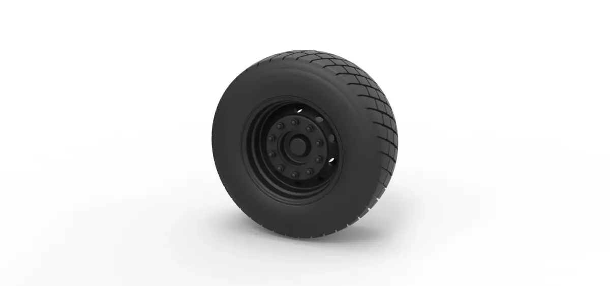 Front wheel from truck 3D print model