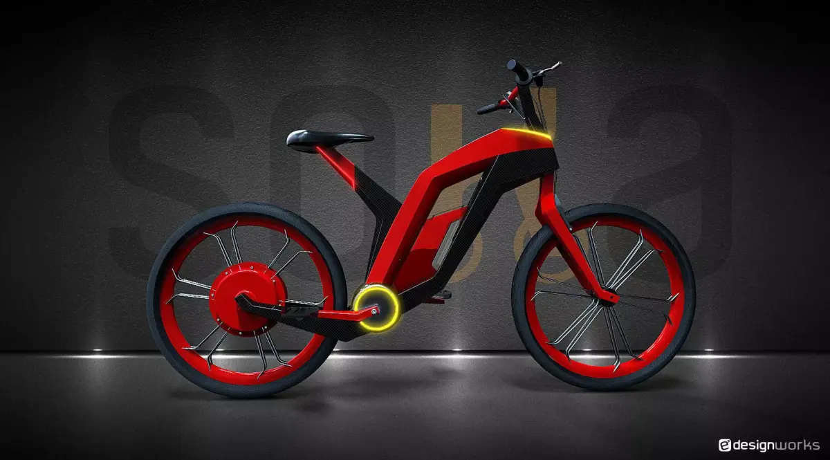 Soka electric bike Free 3D model