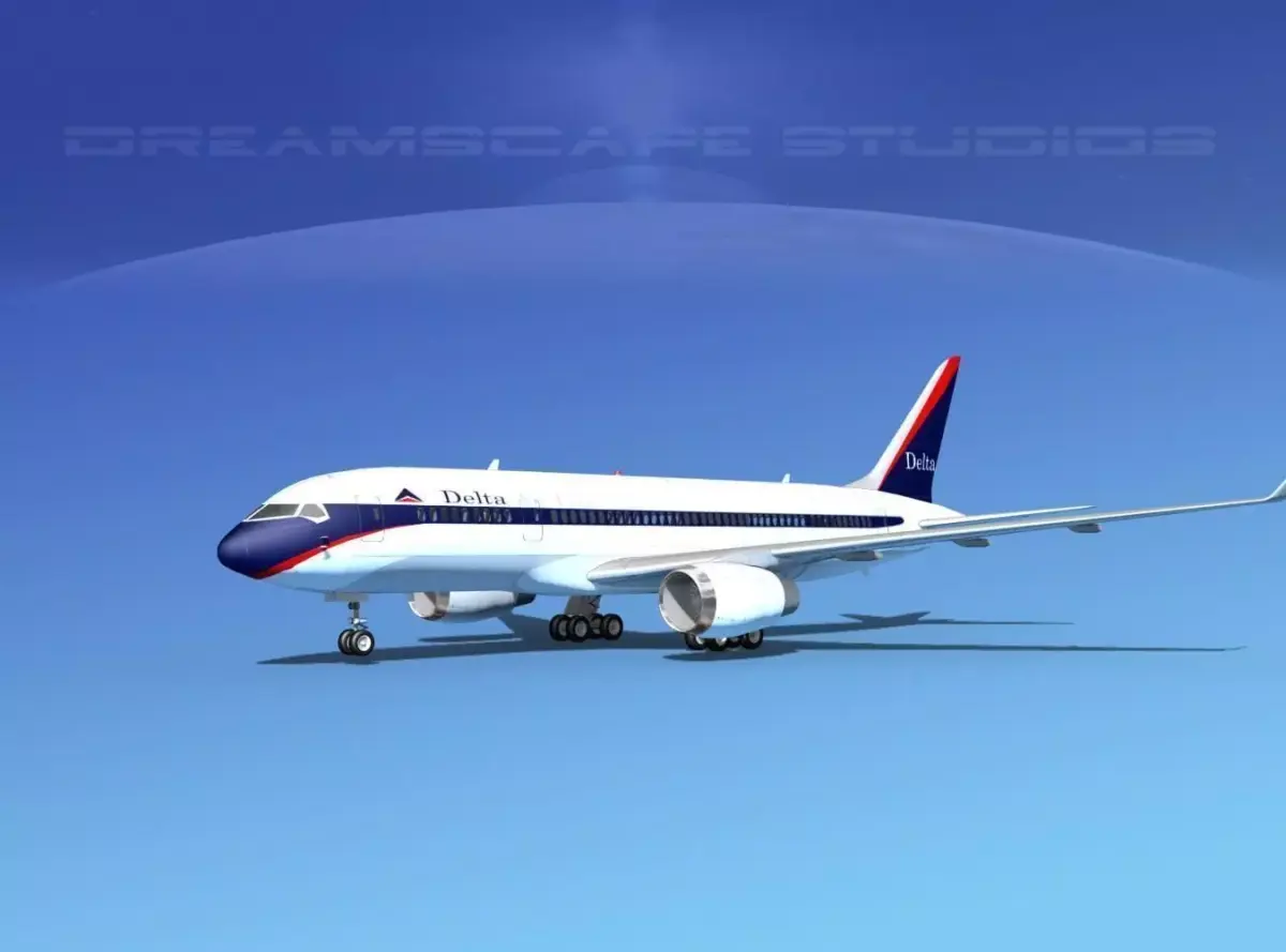 Boeing 787-8 Delta  3D model