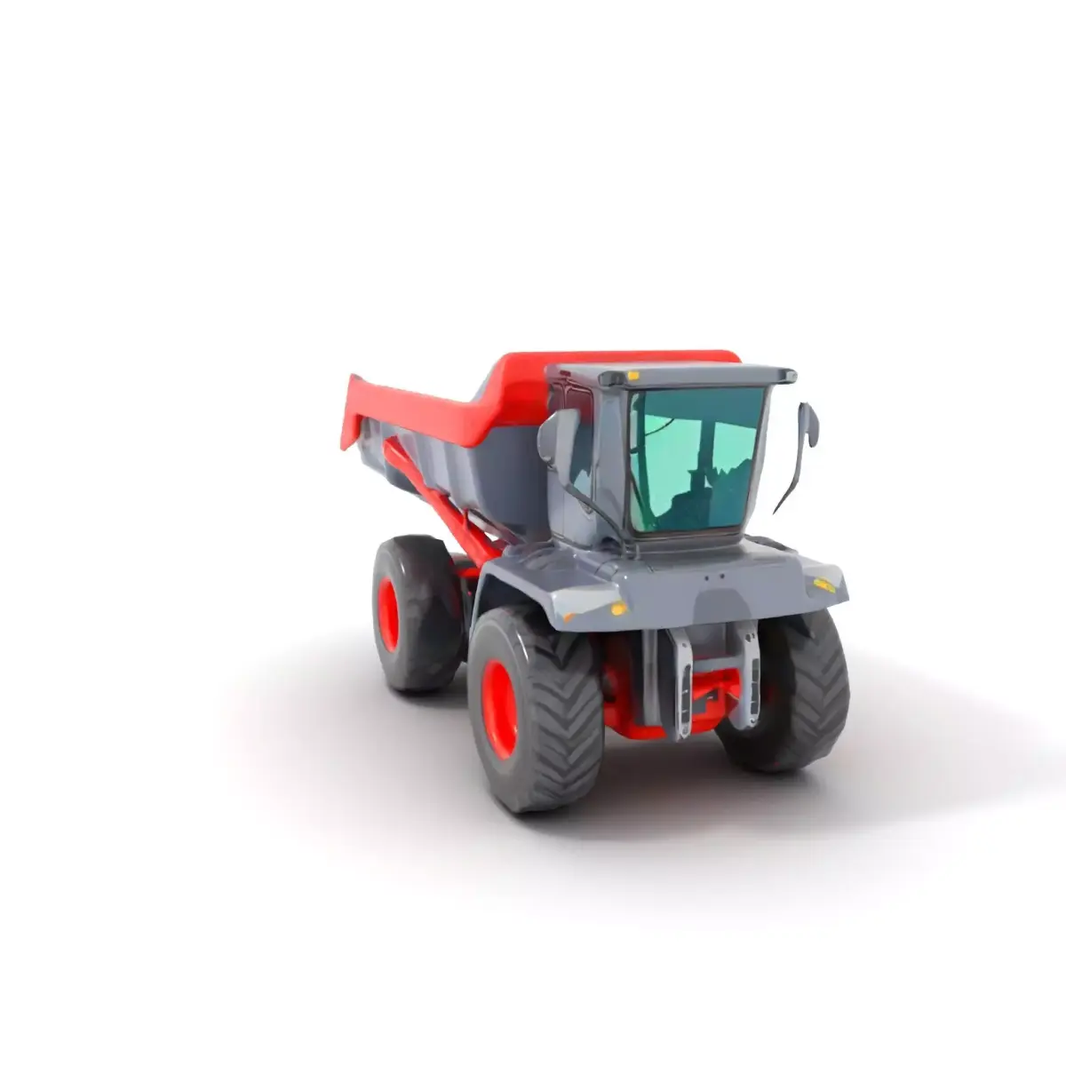Robust Dump Truck model pack Low-poly 3D model