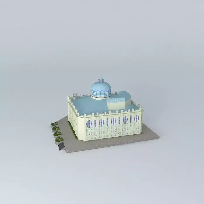 Samara Philharmonic Hall Free 3D model