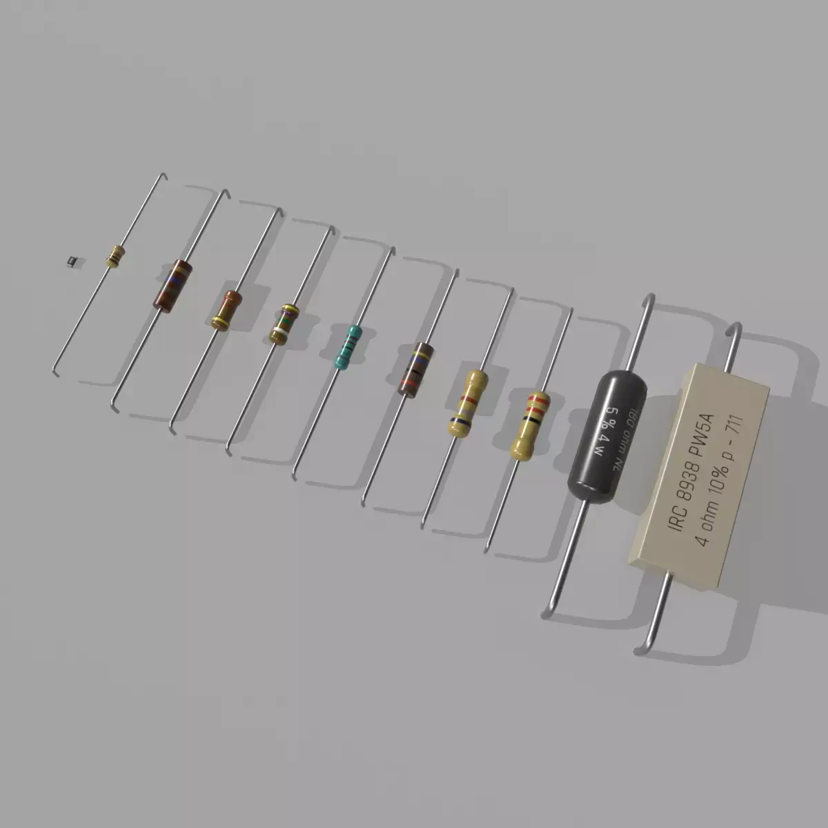 Resistor 3D model