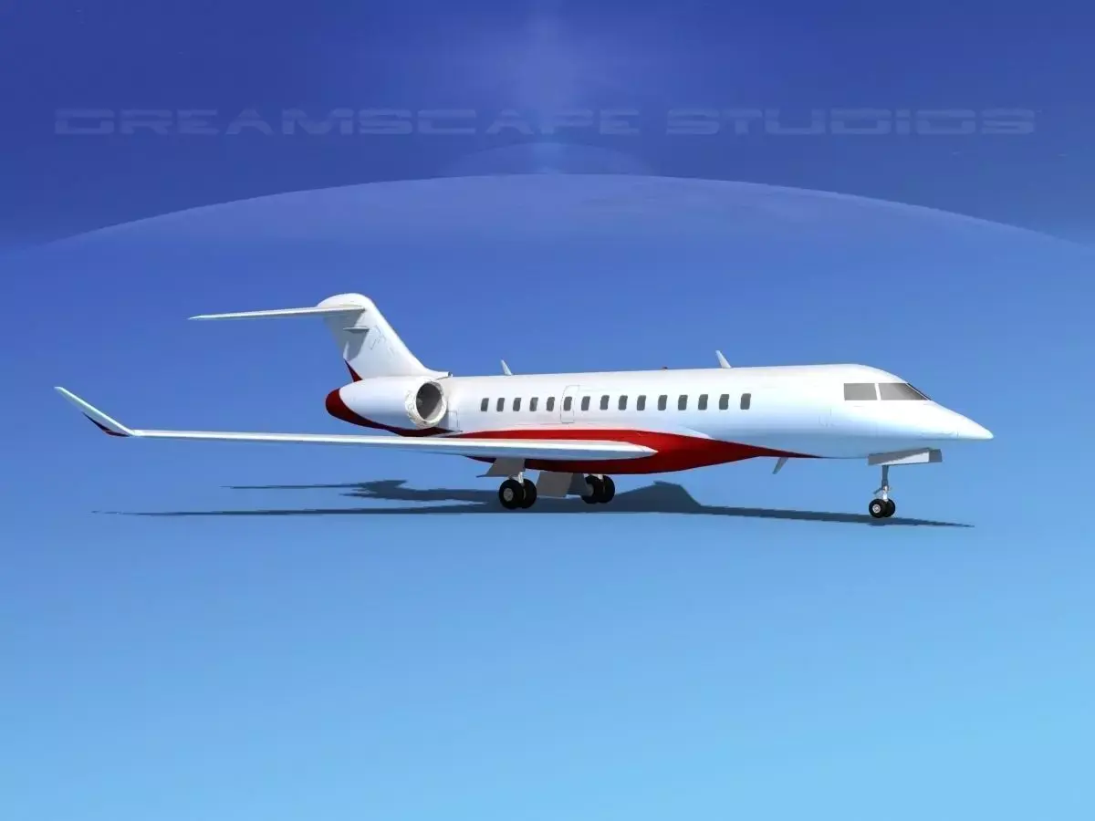 Bombardier Global 5000 V03 3D model