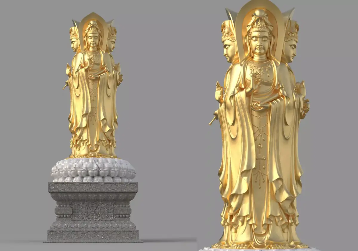 bodhisattva 3D model