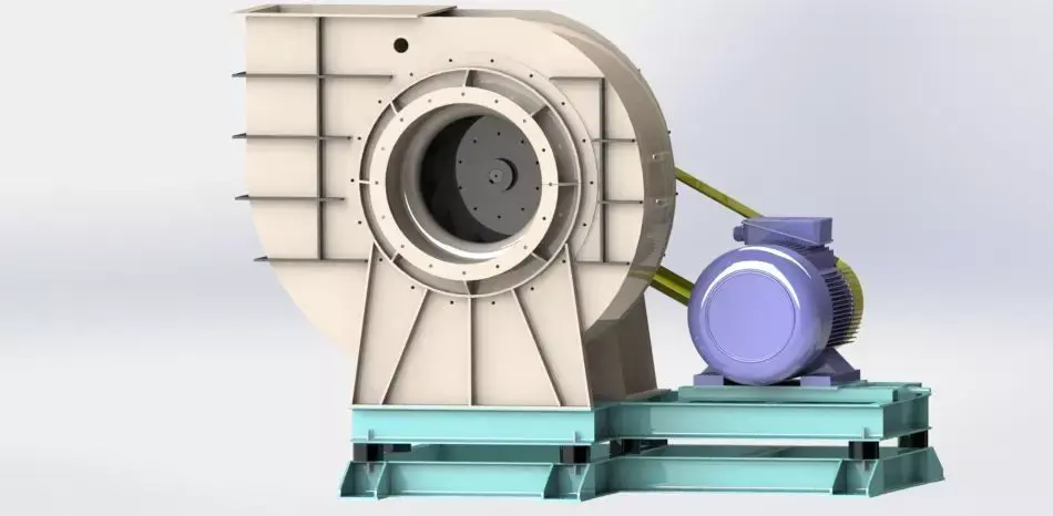 diameter 630 mm complete manufacturing high flow air fan  3D model