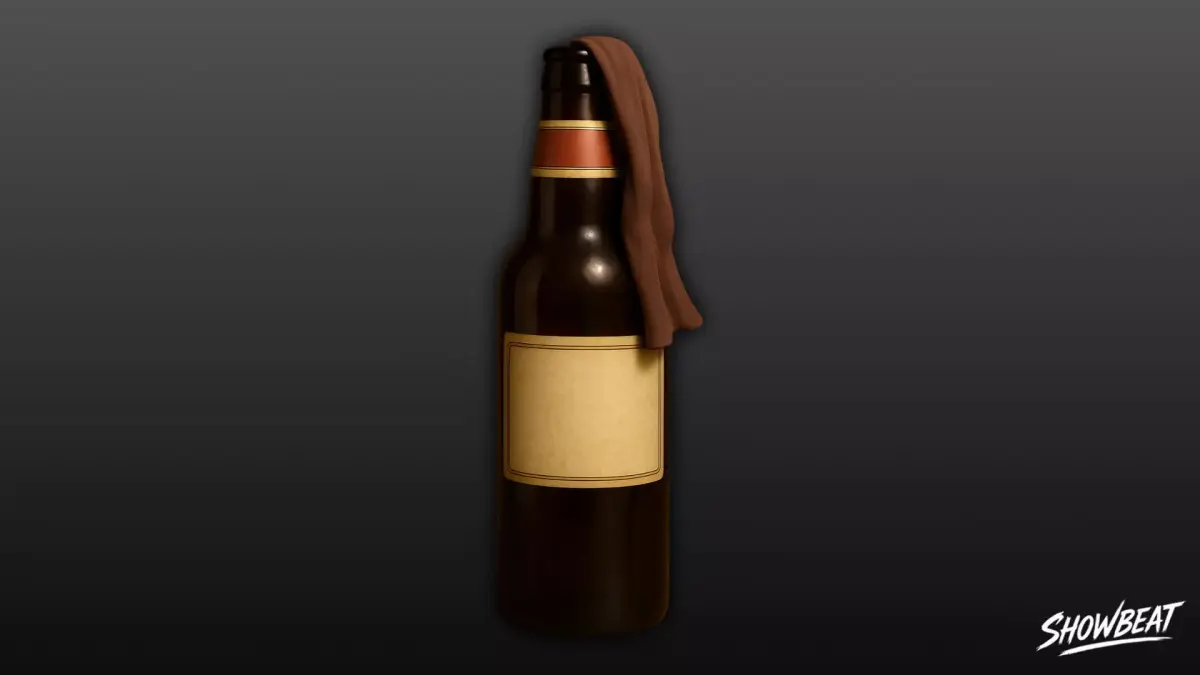 Molotov Brown Low-poly 3D model