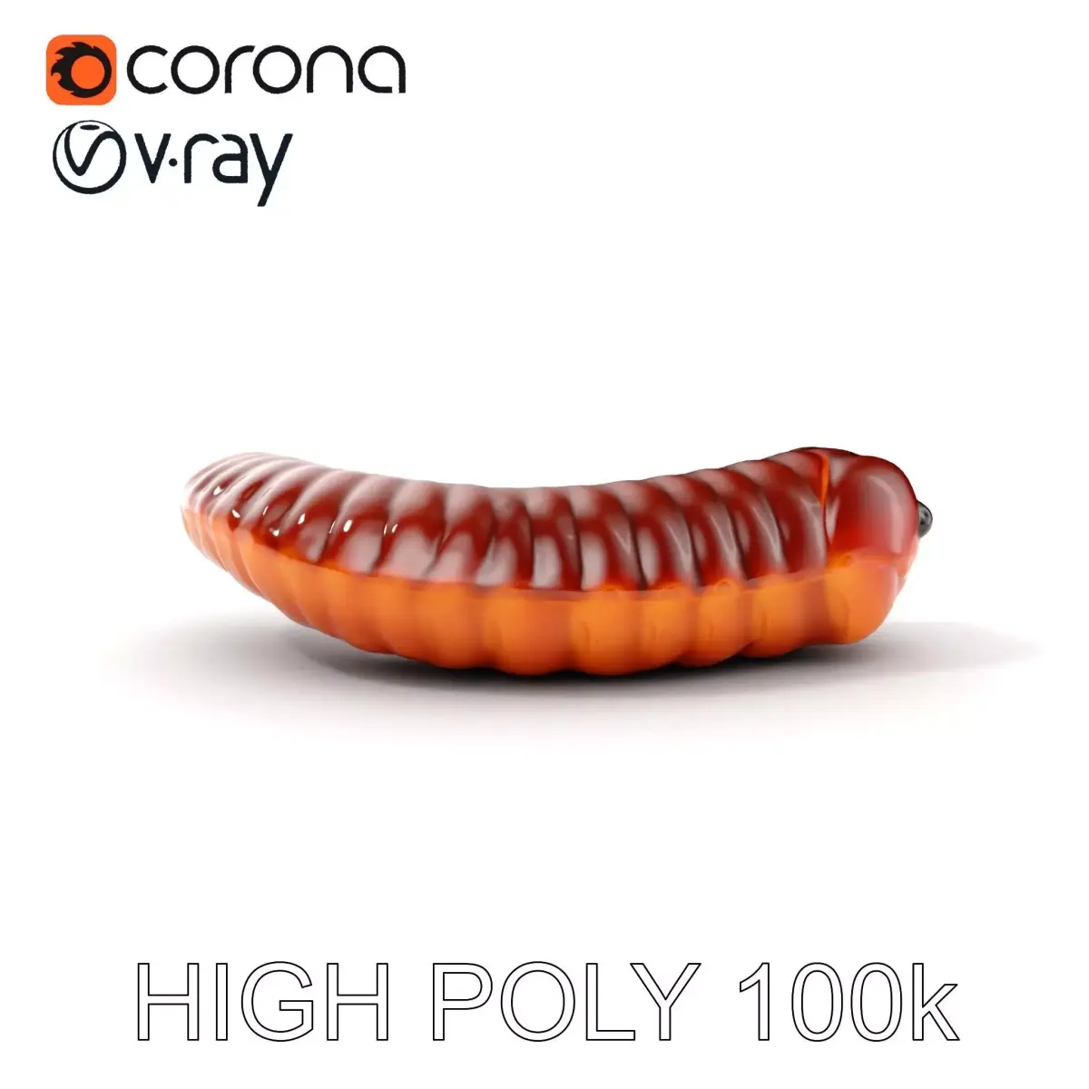 Realistic Centipede Model Pack for Animations and Games Low-poly 3D model