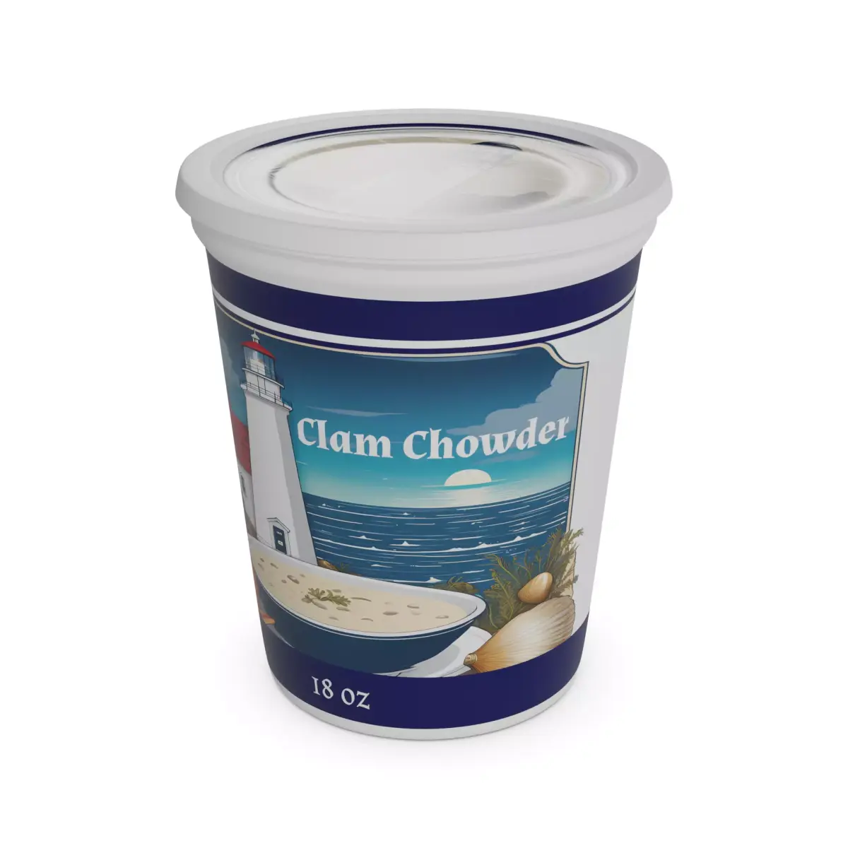 Soups and broths Clam Chowder 3D model