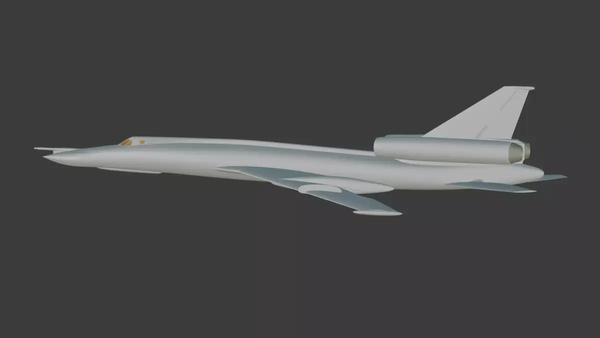 tu-22 3D print model