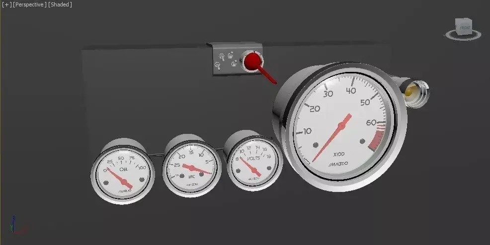Car Instruments Free 3D model