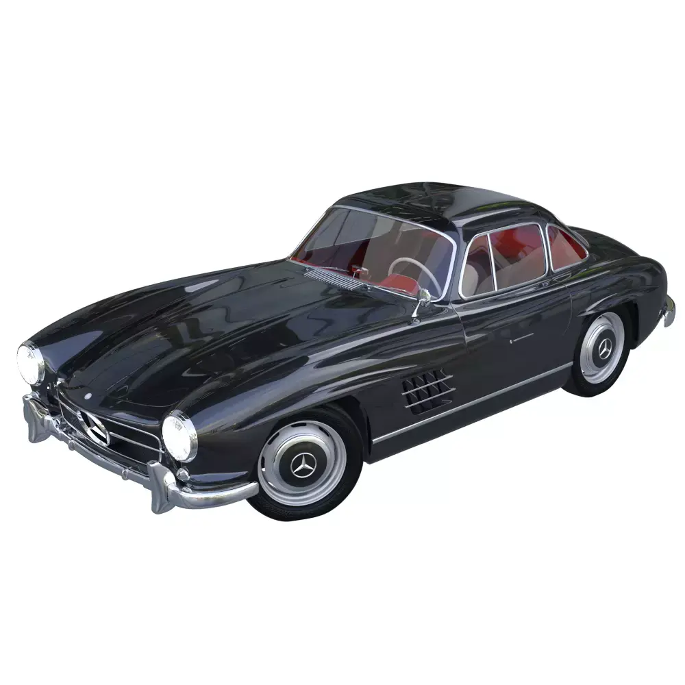 Mercedes-Benz 300 SL-W198 Vintage Toy Coupe 3D model
