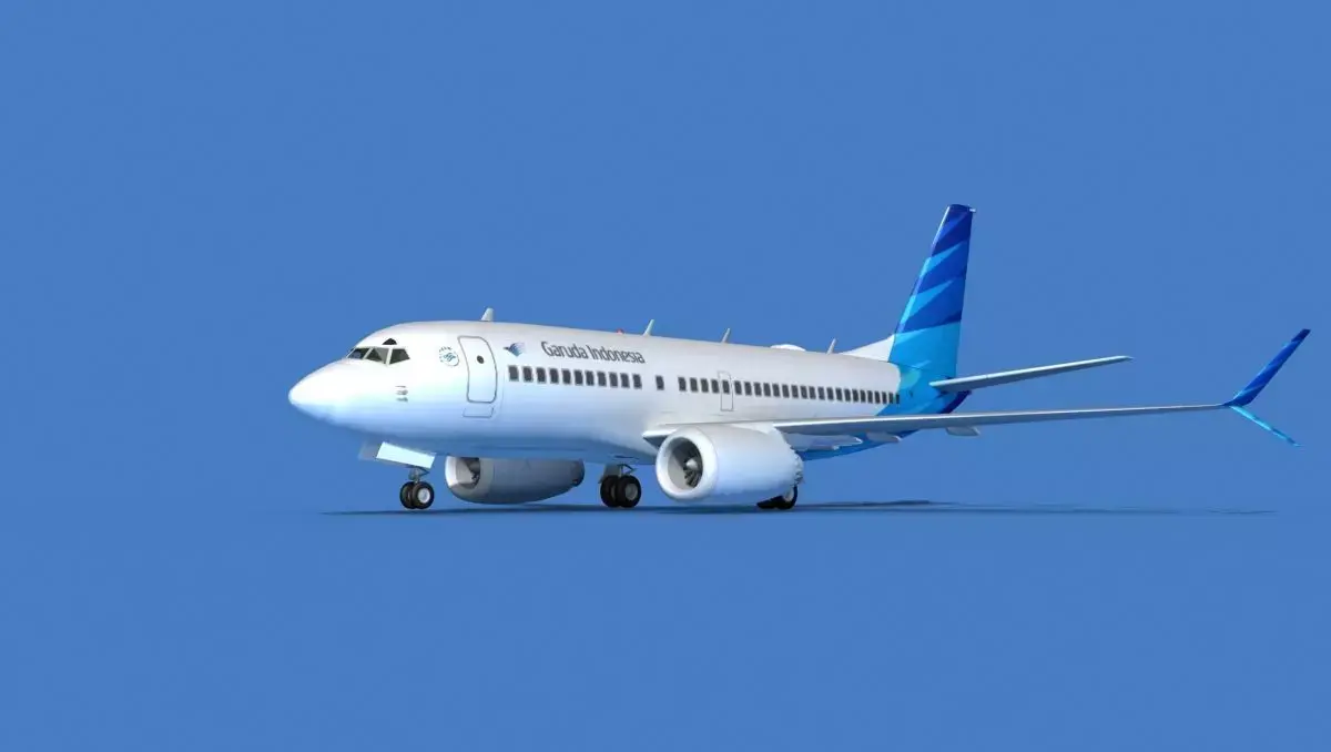 Boeing 737 MAX 7 Garuda Indonesia 3D model