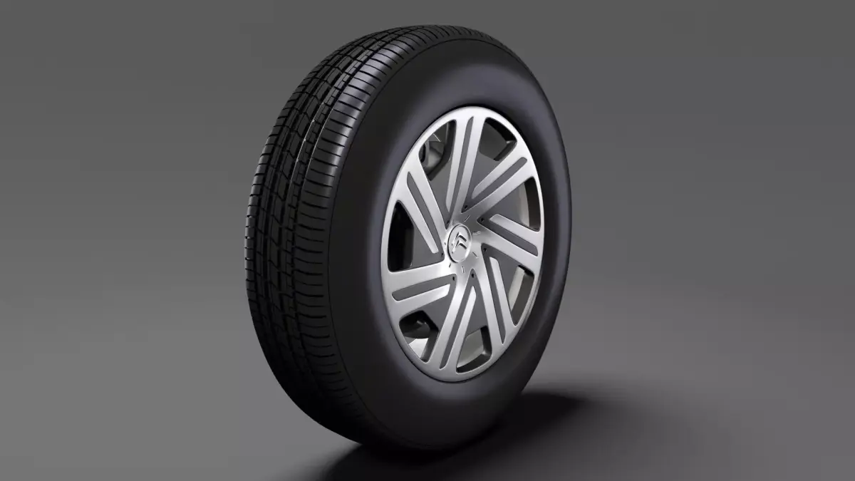 Citroen Berlingo wheel 2017 3D model