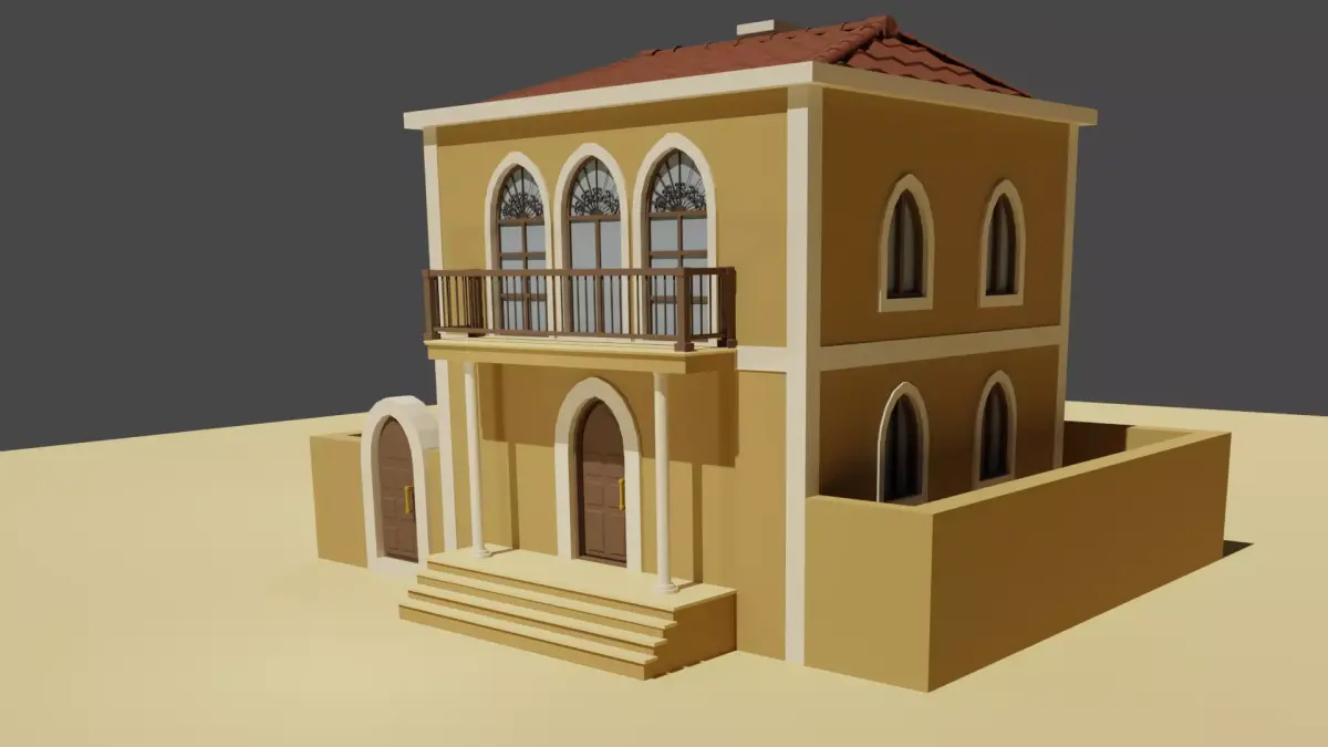Livan historic building 3D model