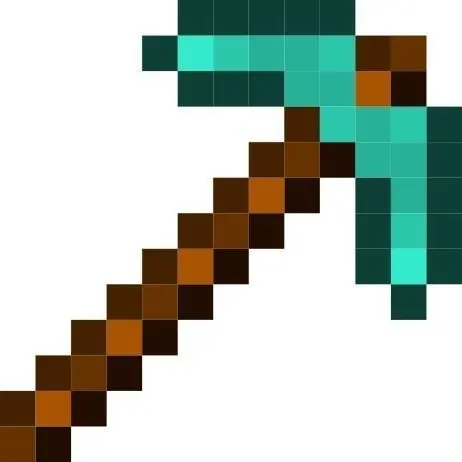 tablep pixel minecraft axe Free 3D model