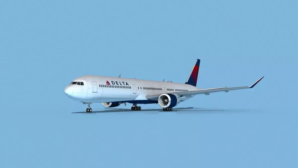 Boeing 767-400 Delta 4 3D model