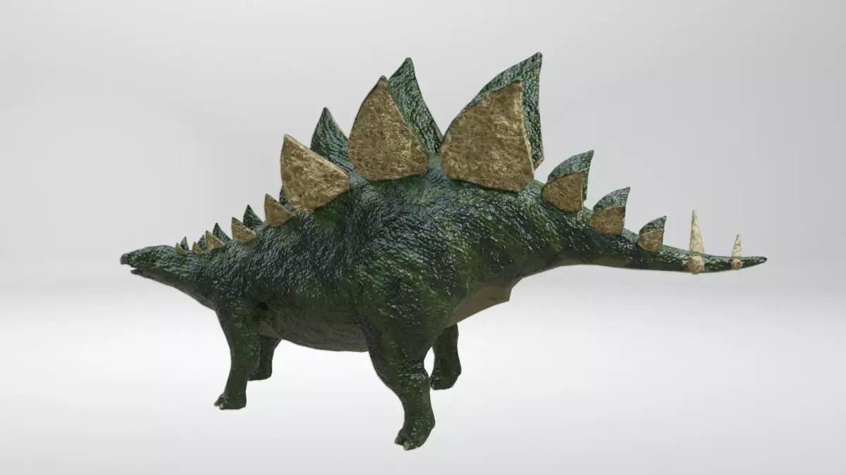 Stegosaurus Dinosaur Low-poly 3D model buy