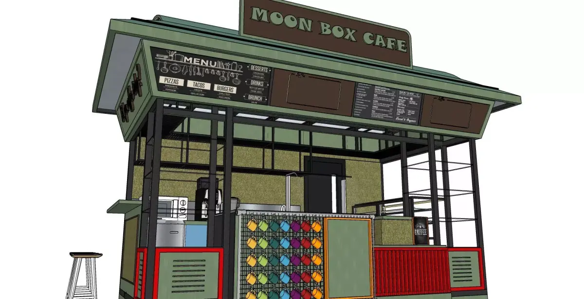Food truck 3D model purchase