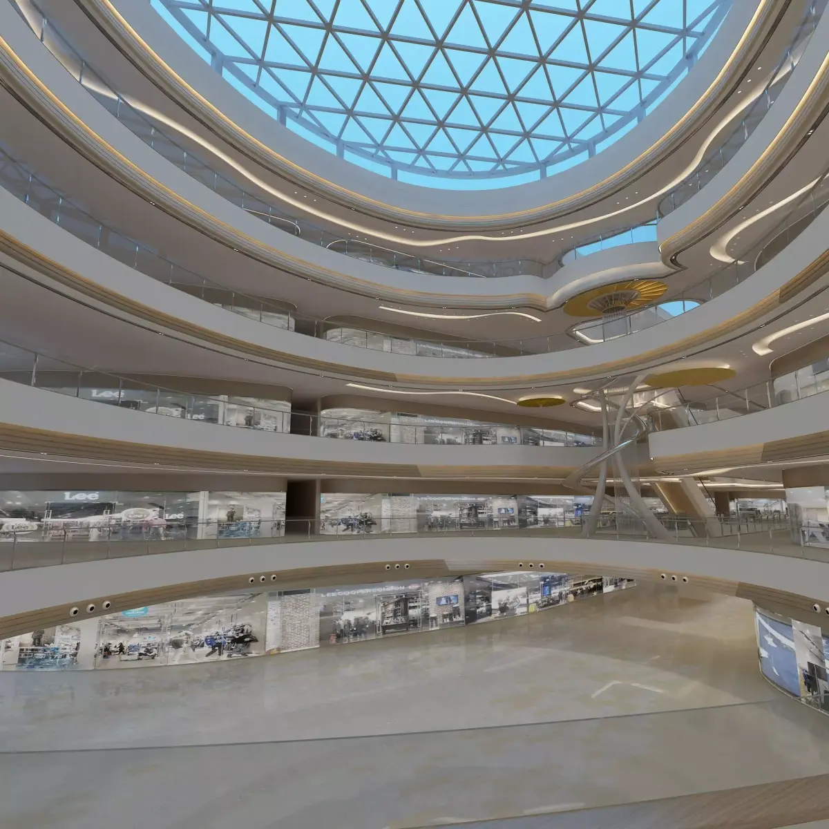 Shopping Mall 4 3D model