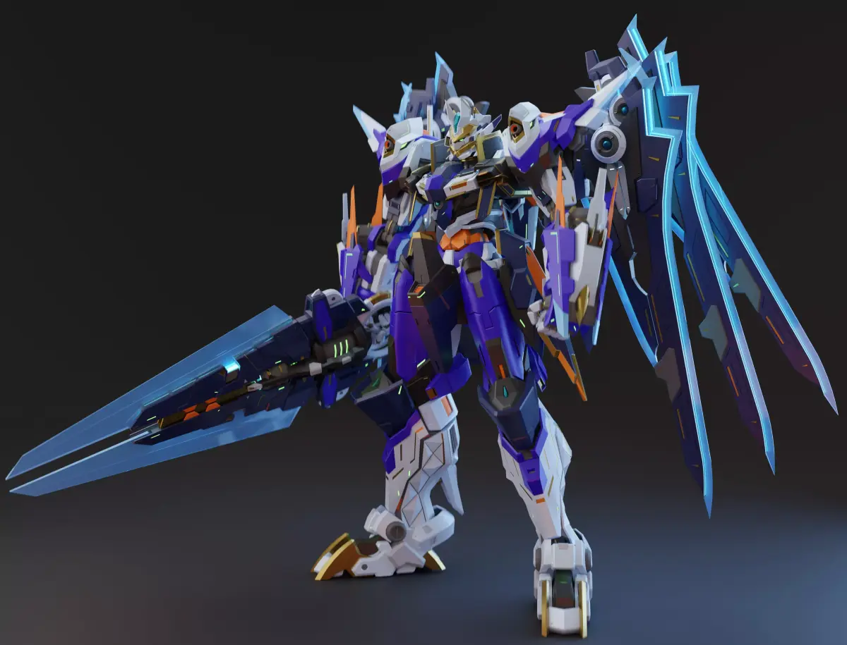XC01 - Original Mecha Design 3D model