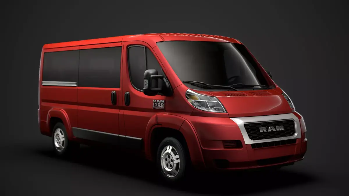 Ram Promaster Window Van 1500 LR 136WB 2020 3D model