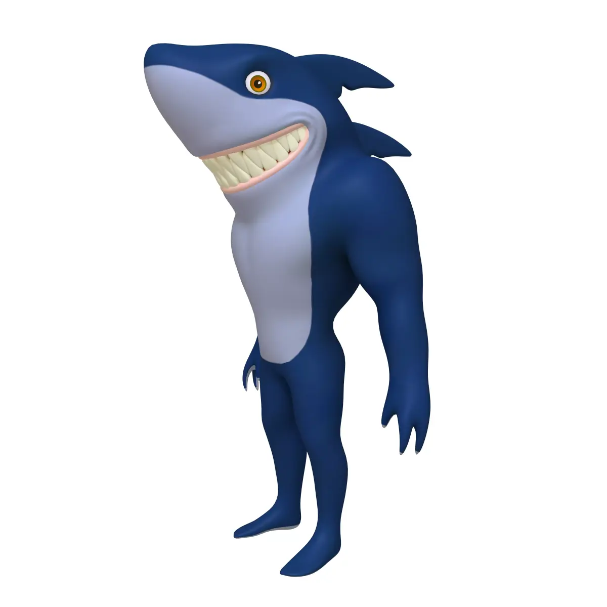 Shark Cartoon 3D model get