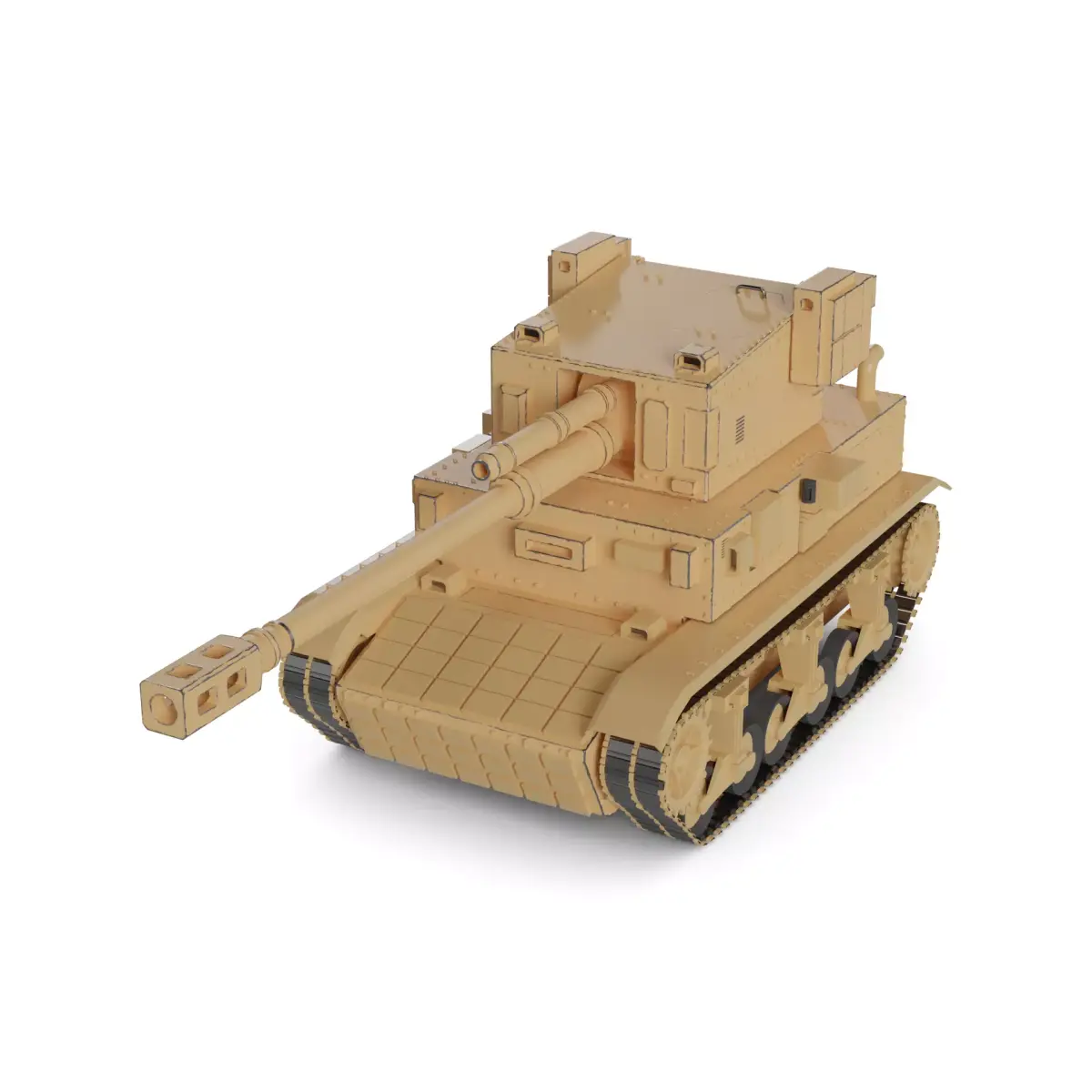 Military SPA Low-poly 3D model