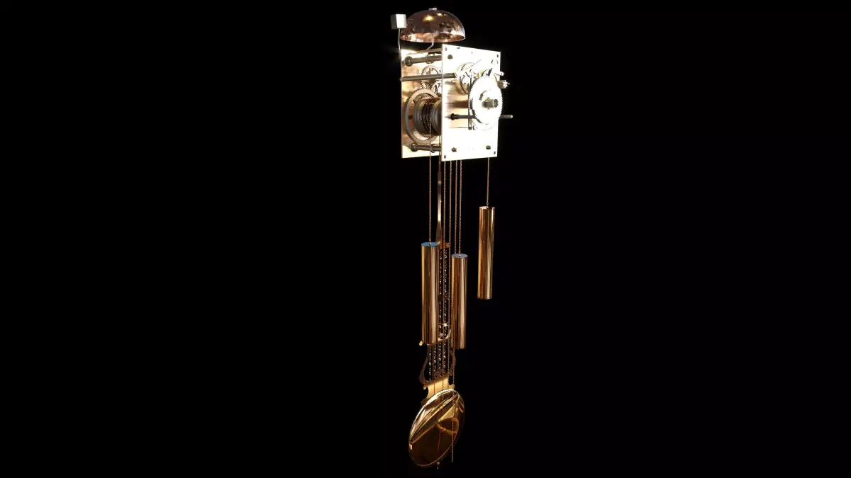 Pendulum Clock Mechanism 3D model