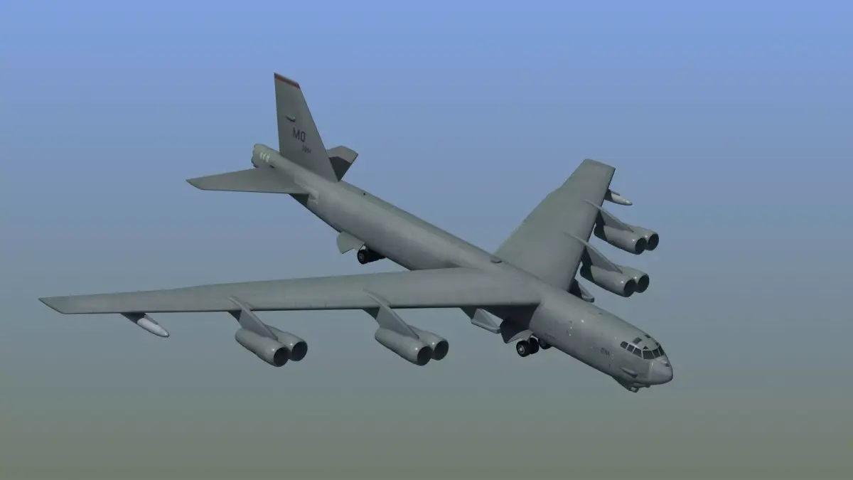 B52 Stratofortress Bomber 3D model