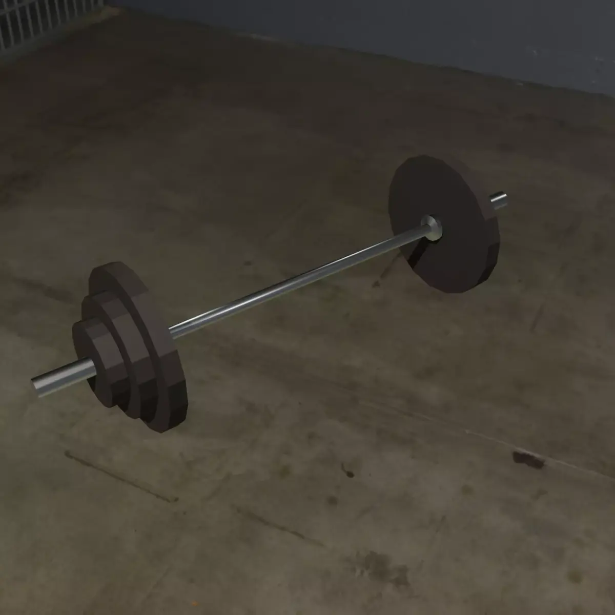 Barbell Weights 3D model