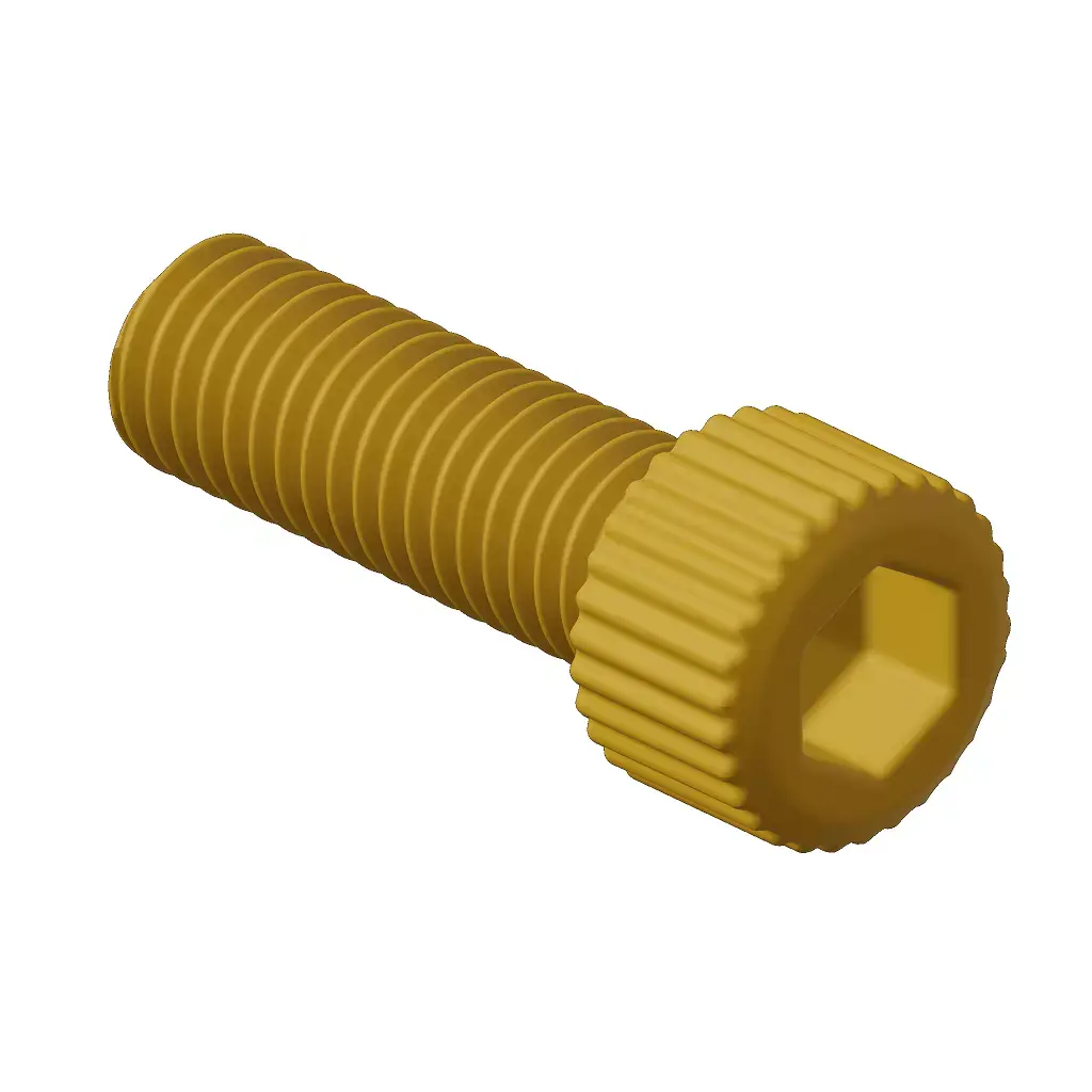 Plastic Socket Bolt Toy 3D model