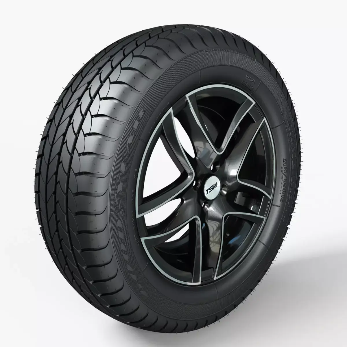 Rim and Tire R16 3D model