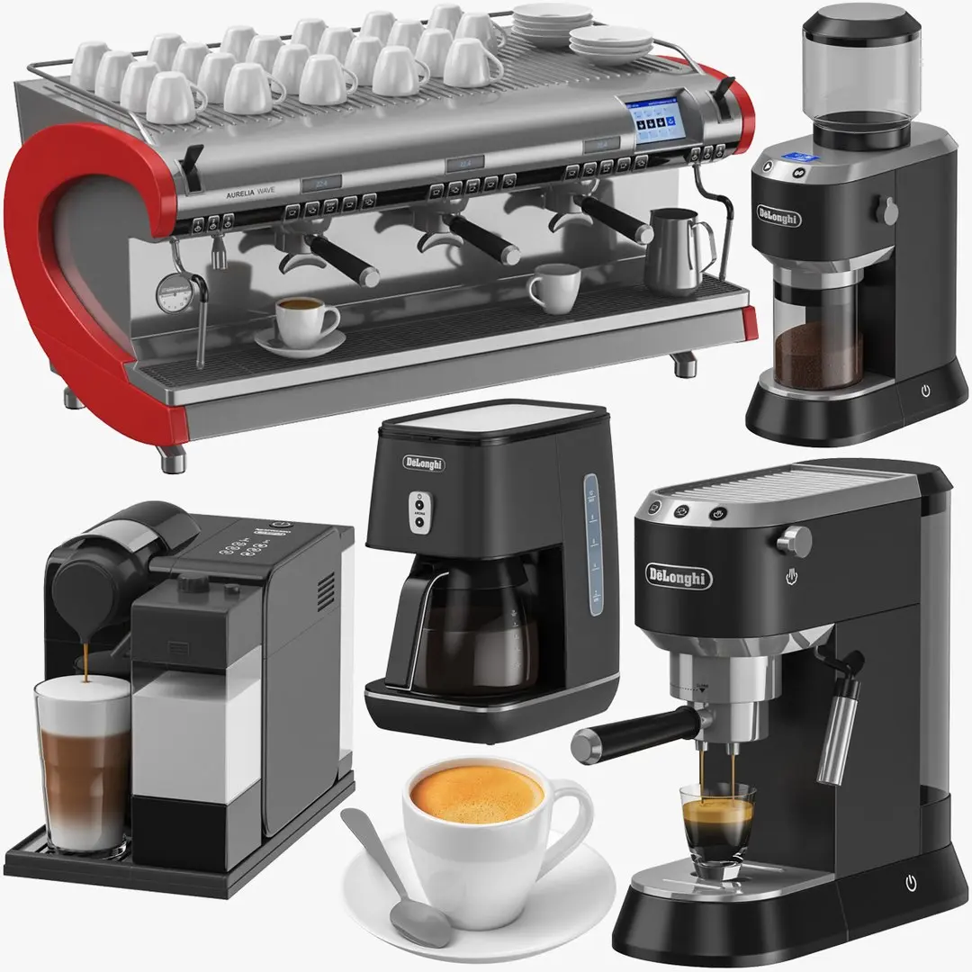 Coffee Machine Collection 3D model