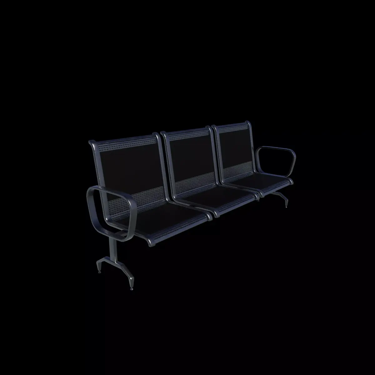 Waiting Room Chairs 06  3D model