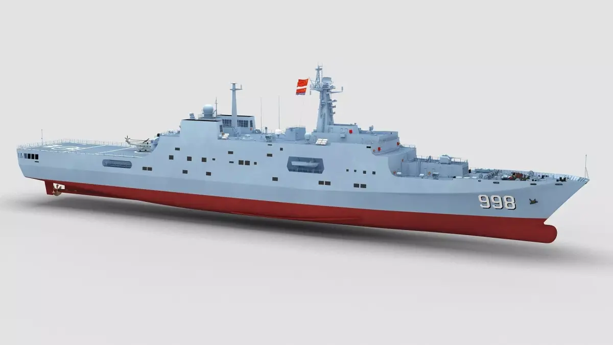Chinese Navy Type 071 3D model