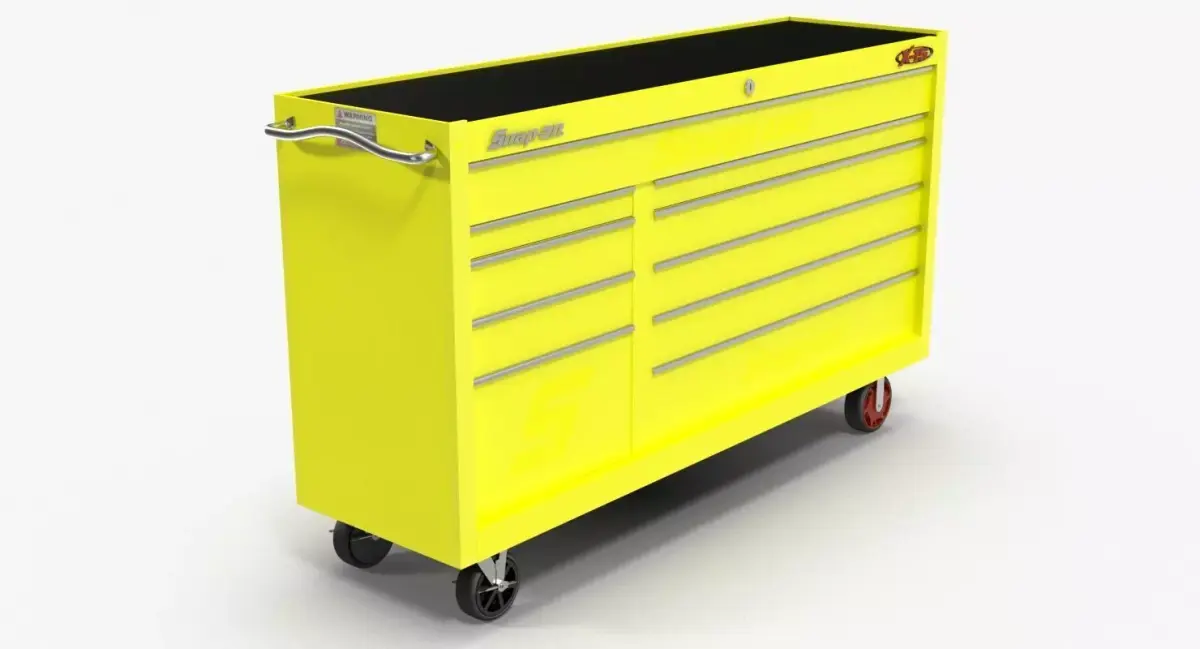 Tool Storage Yellow Low-poly 3D model