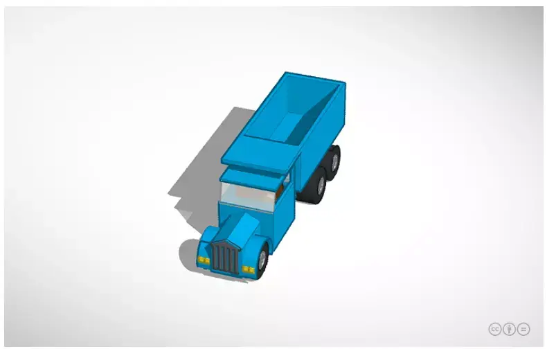 2016 Kenworth W800 Dump truck 3D model