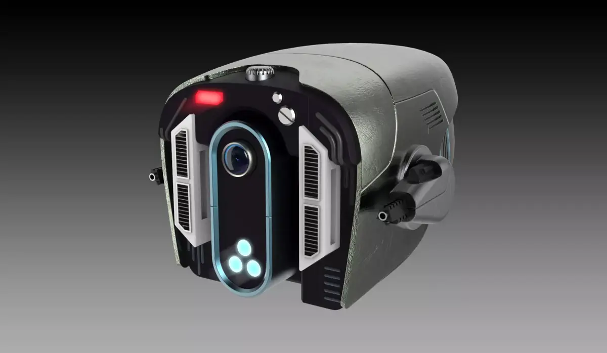 Sci-Fi FUTURISTIC DRONE Low-poly 3D model