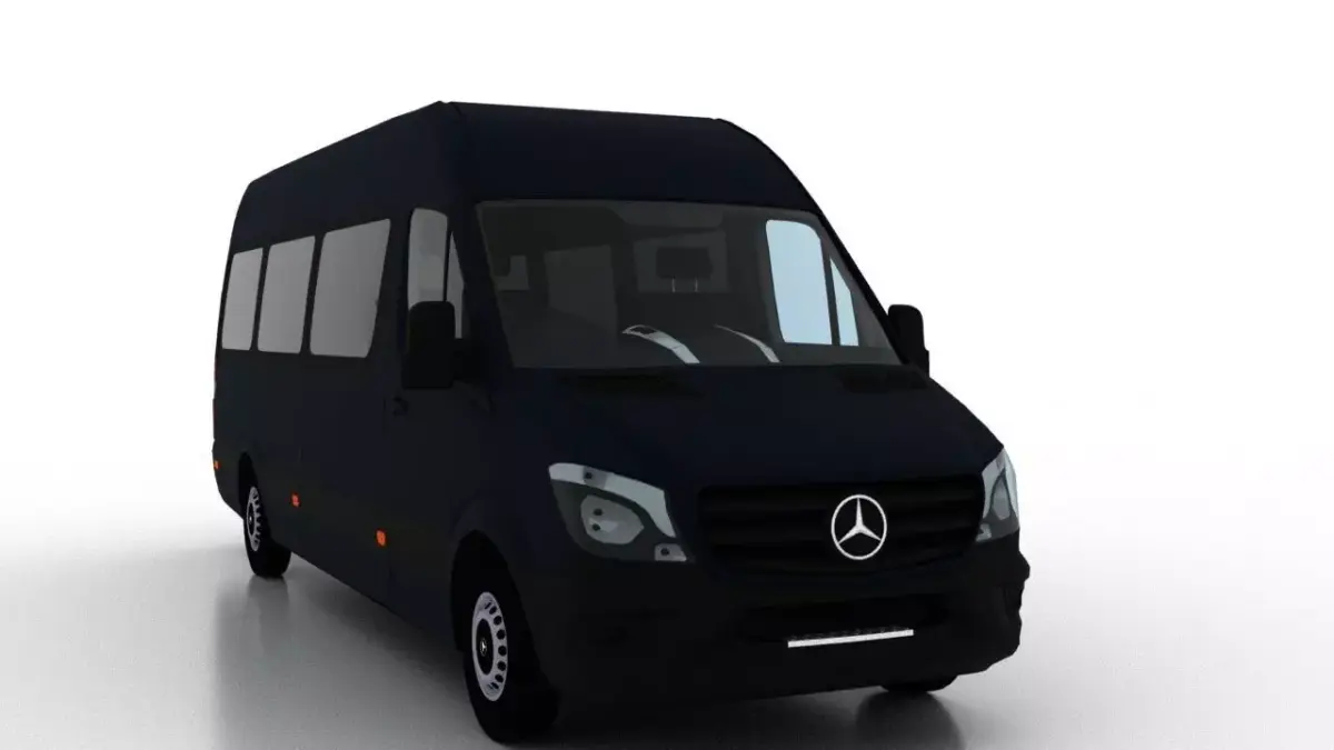 Mercedes Benz Sprinter L3H2 2015 Passenger UK 3D model