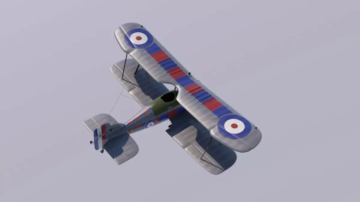 Gloster Gamecock Free 3D model